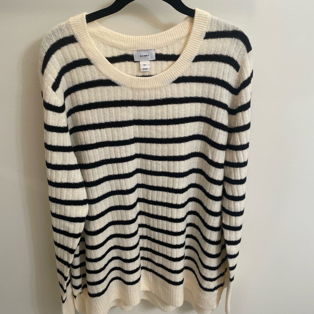 Striped Black and White Sweater